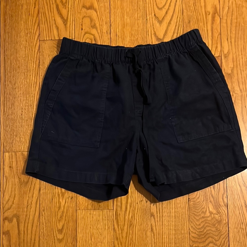 Banana Republic Navy Blue Elastic Waist Shorts | Size M |